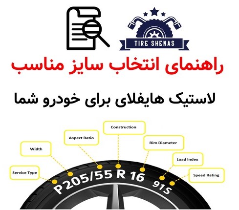 راهنمای انتخاب سایز مناسب لاستیک هایفلای برای خودرو شما