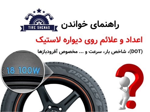 راهنمای خواندن اعداد و علائم روی دیواره لاستیک (DOT، شاخص بار، سرعت و ... ) مخصوص آفرودبازها