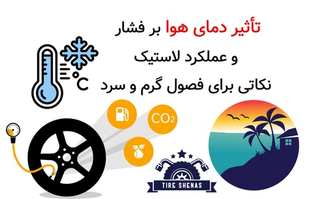 تأثیر دمای هوا بر فشار و عملکرد لاستیک نکاتی برای فصول گرم و سرد